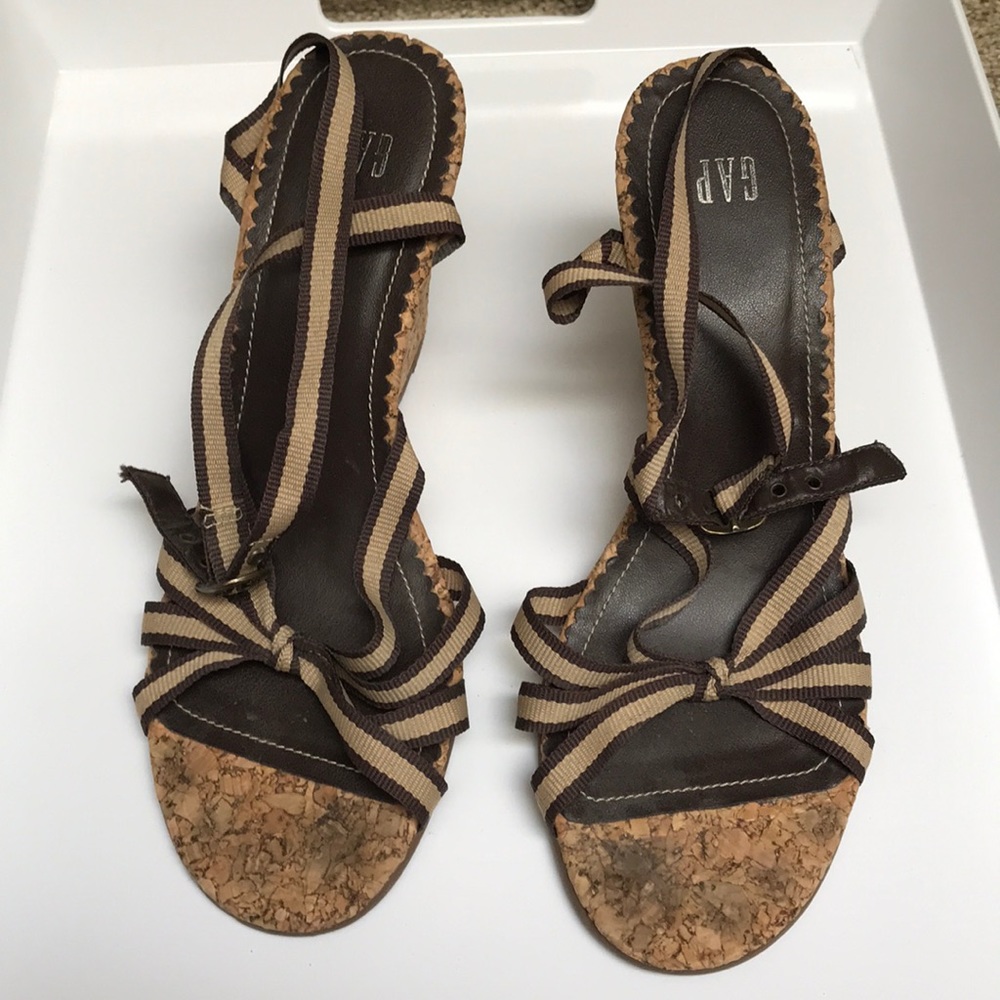 Gap espadrilles - cork and ribbon (8)